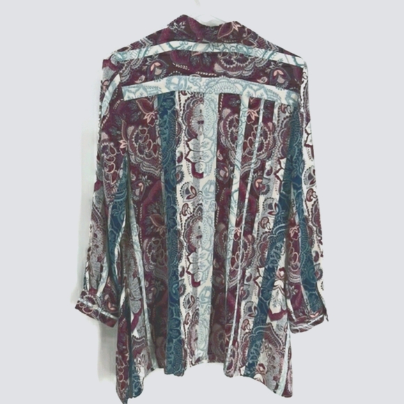 NWT Chico's hem interest tunic top sz 0 - Picture 4 of 10